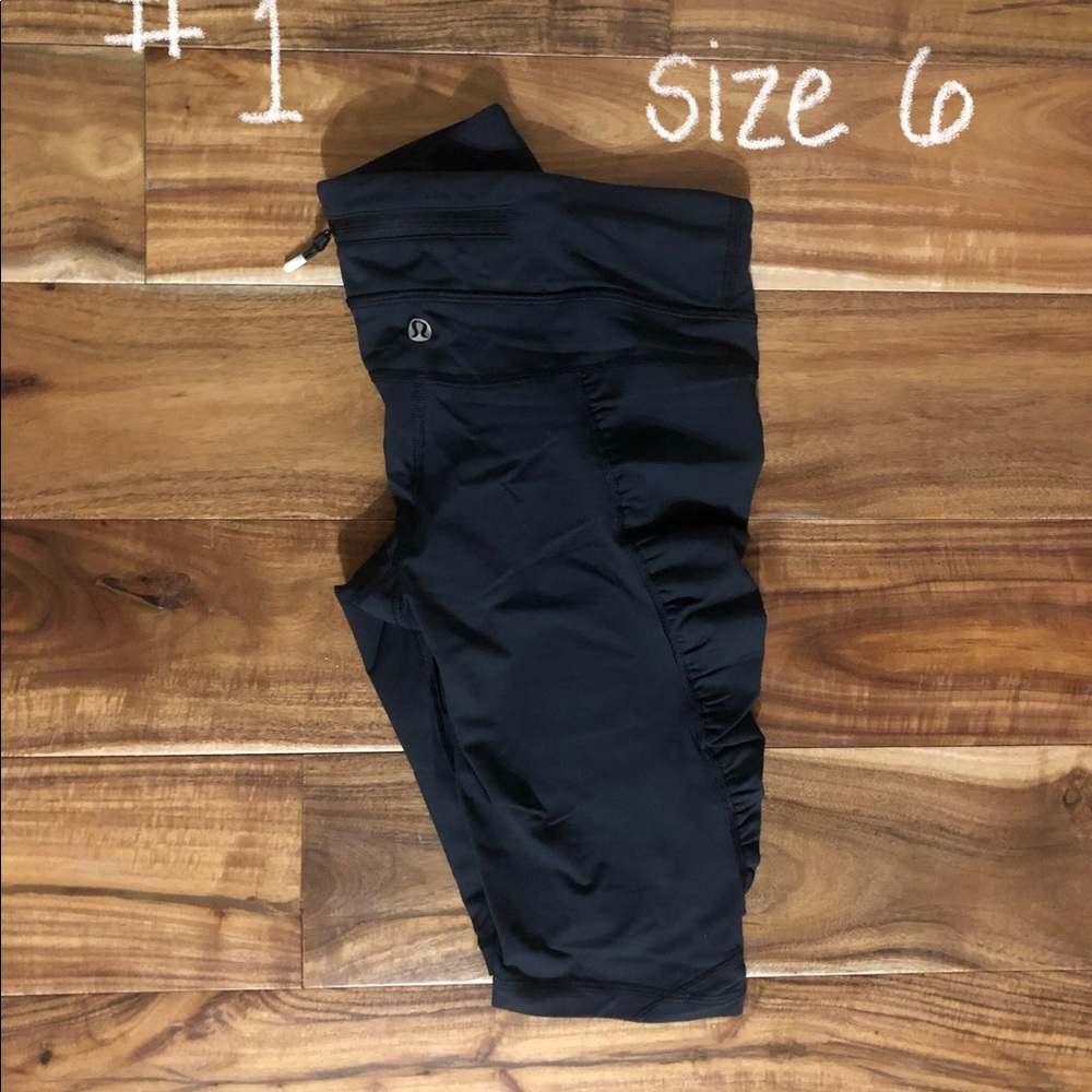 VEUC Lululemon Ruched Bike Short 10” short.